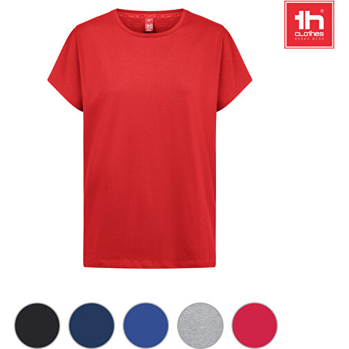 THC SOFIA REGULAR. Damen T-shirt (normaler Schnitt) , hellgrau melliert, Jersey-Strick, XXL, , Bild 4