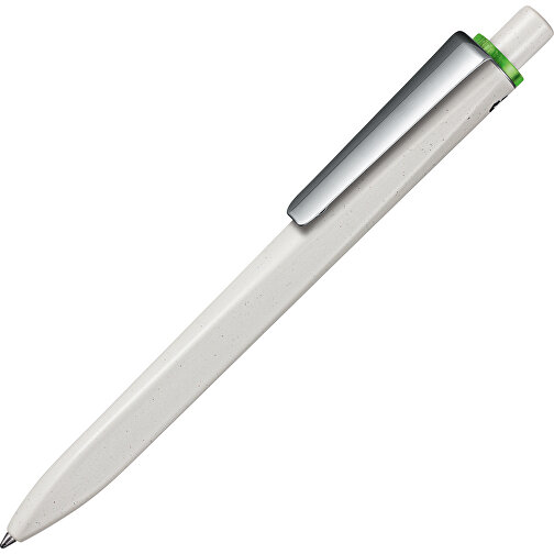 Kugelschreiber RIDGE GRAU RECYCLED M , Ritter-Pen, grau recycled/grün transp. recycled, ABS u. Metall, 141,00cm (Länge), Bild 2