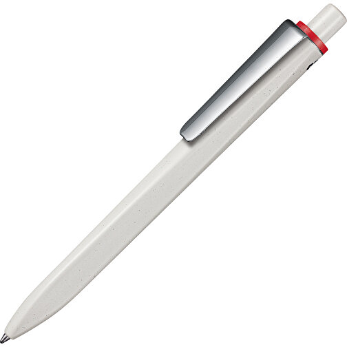 Kugelschreiber RIDGE GRAU RECYCLED M , Ritter-Pen, grau recycled/rot recycled, ABS u. Metall, 141,00cm (Länge), Bild 2