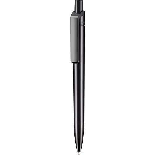 Kugelschreiber INSIDER , Ritter-Pen, schwarz, ABS-Kunststoff, 14,20cm (Länge), Bild 1