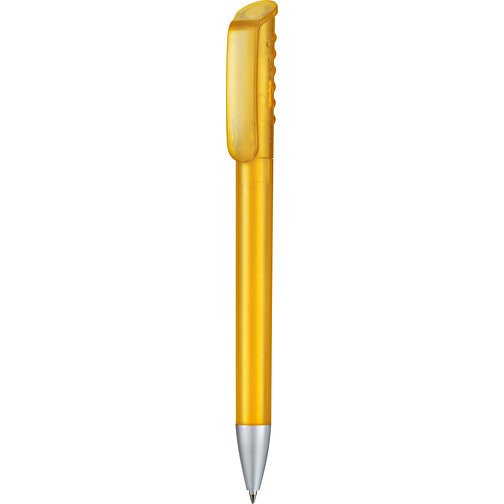 Kugelschreiber TOP SPIN FROZEN , Ritter-Pen, sonnenblumen gelb, ABS-Kunststoff, 14,10cm (Länge), Bild 1