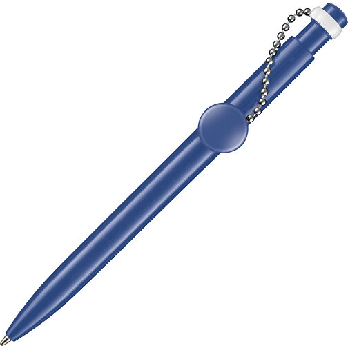 Kugelschreiber PIN PEN , Ritter-Pen, azur-blau, ABS-Kunststoff, 14,50cm (Länge), Bild 2