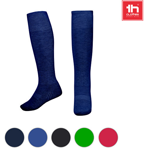 THC RUN KIDS. Mittlere-Wade Sportsocken Für Kinder , dunkelblau, Polyester, Spandex, 30, , Bild 4