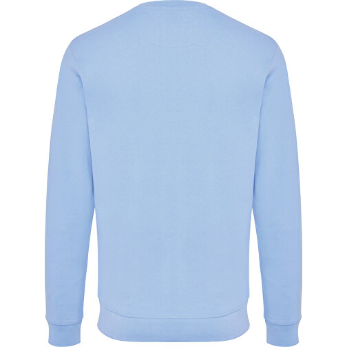 Iqoniq Zion Rundhals-Sweater Aus Recycelter Baumwolle , sky blue, 50% recycelte und 50% biologische Baumwolle, M, 72,00cm x 1,00cm (Länge x Höhe), Bild 2