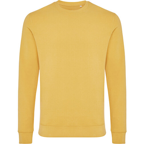 Iqoniq Zion Rundhals-Sweater Aus Recycelter Baumwolle , ochre yellow, 50% recycelte und 50% biologische Baumwolle, S, 68,00cm x 1,00cm (Länge x Höhe), Bild 1