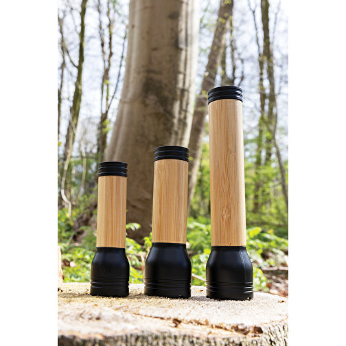 Lucid 5W Taschenlampe Aus RCS Recyceltem Kunststoff & Bambus , schwarz, ABS - recycelt, 4,20cm x 19,50cm (Länge x Höhe), Bild 8