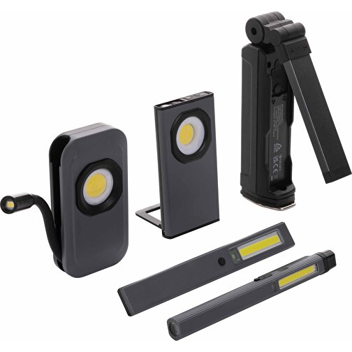 Gear X USB-Taschenlampe Aus RCS RKunststoff Mit 260 Lumen , grau, ABS - recycelt, 10,60cm x 1,40cm (Länge x Höhe), Bild 9