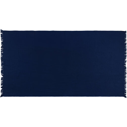 UKIYO Keiko AWARE™ Hamamtuch 100x180cm , navy blau, Baumwolle - recycelt, 180,00cm x 1,00cm (Länge x Höhe), Bild 2