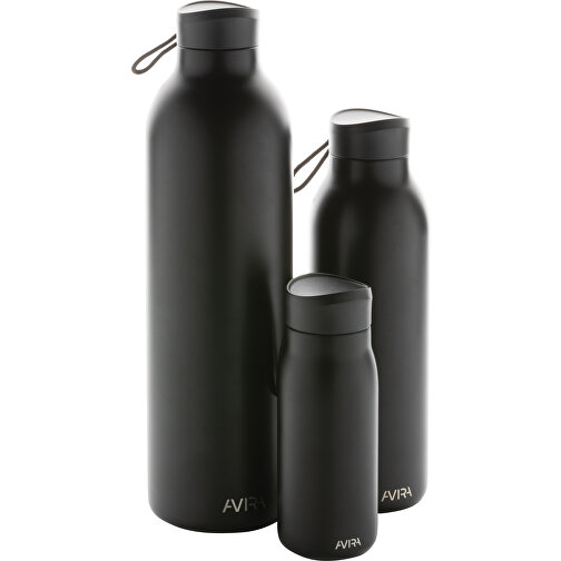 Avira Ain 150ml Reiseflasche Aus RCS Rec. Stainless-Steel , schwarz, Rostfreier Stahl - recycelt, 14,80cm (Höhe), Bild 11