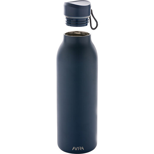 Avira Avior RCS Recycelte Stainless-Steel Flasche 500ml , navy blau, Rostfreier Stahl - recycelt, 22,30cm (Höhe), Bild 6