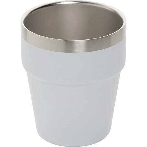 Clark Doppelwandige RCS Kaffeetasse 300ml , weiß, Rostfreier Stahl - recycelt, 9,70cm (Höhe), Bild 1