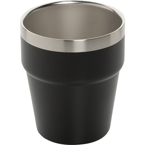 Clark Doppelwandige RCS Kaffeetasse 300ml , schwarz, Rostfreier Stahl - recycelt, 9,70cm (Höhe), Bild 1