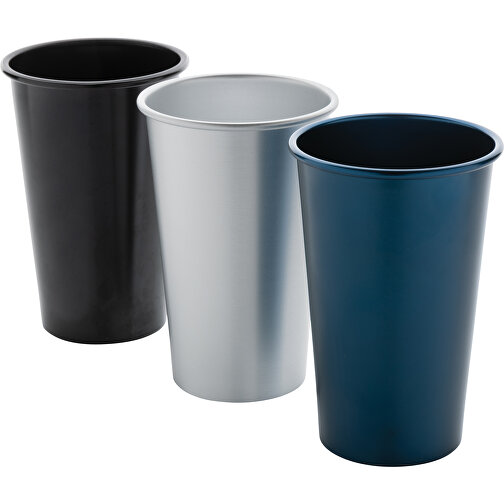 Alo Leight-Weight-Becher Aus RCS Recyceltem Aluminium 450ml , navy blau, Aluminium - recycelt, 13,00cm (Höhe), Bild 4