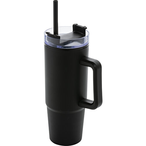 Tana Becher Aus RCS Recyceltem Kunststoff Mit Griff 900ml , schwarz, Polypropylen - recycelt, 24,10cm (Höhe), Bild 1