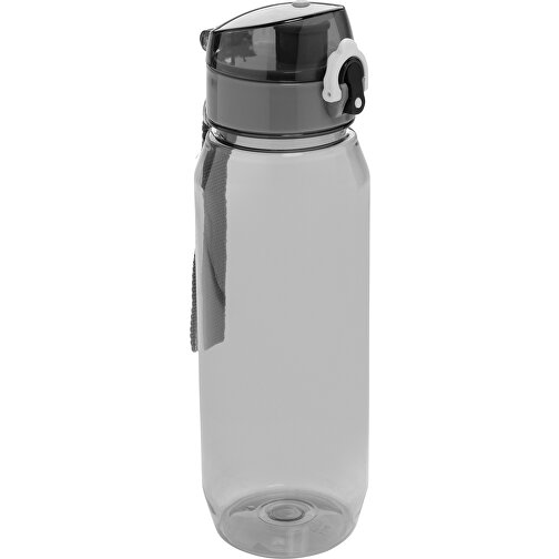 Yide Verschließbare Wasserflasche Aus RCS Rec. PET, 800ml , schwarz, PET - recycelt, 25,00cm (Höhe), Bild 1