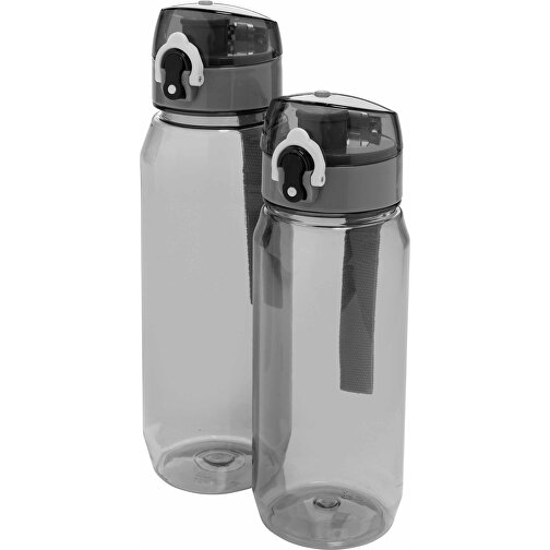 Yide Verschließbare Wasserflasche Aus RCS Rec. PET, 800ml , schwarz, PET - recycelt, 25,00cm (Höhe), Bild 7