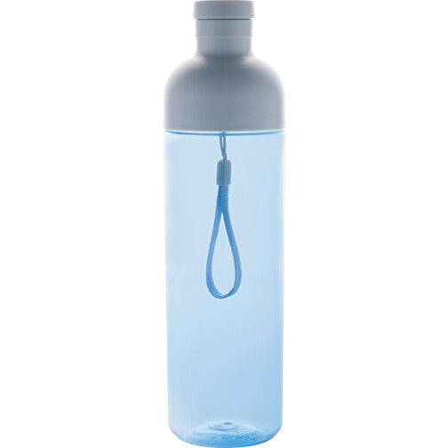 Impact Auslaufsichere Wasserflasche Aus RCS Recyc. PET 600ml , blau, PET - recycelt, 24,30cm (Höhe), Bild 3