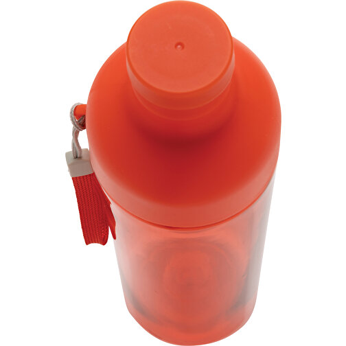 Impact Auslaufsichere Wasserflasche Aus RCS Recyc. PET 600ml , rot, PET - recycelt, 24,30cm (Höhe), Bild 6