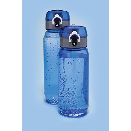 Yide RCS  RPET Verschließbare Wasserflasche 600ml , blau, PET - recycelt, 21,40cm (Höhe), Bild 9