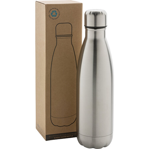 Eureka Einwandige Wasserflasche Aus RCS Rec. Stainless-Steel , silber, Rostfreier Stahl - recycelt, 25,80cm (Höhe), Bild 7