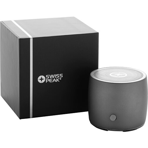 Altavoz de graves Swiss Peak de 3 W fabricado con aluminio reciclado RCS, Imagen 12