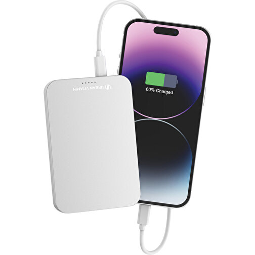 Urban Vitamin Richmond 5000mAh powerbank tillverkad av RCS-plast/aluminium, Bild 7