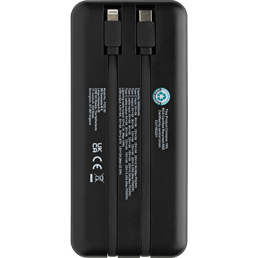 Gridley 20.000mAh 65W Laptop Powerbank in RCS rPlastik, Immagine 5