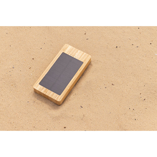 Bambusowy powerbank solarny Sunwick 10 000 mAh, Obraz 11