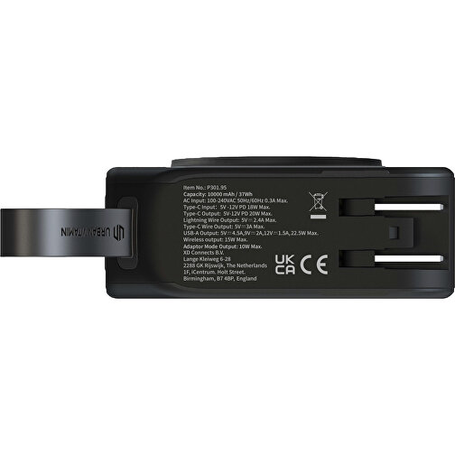 Urban Vitamin Saratoga 5-in-1 Universal Charger , schwarz, ABS, 8,60cm x 3,50cm (Länge x Höhe), Bild 8