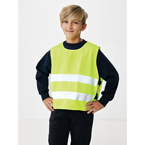 Gilet di sicurezza in PET riciclato GRS 7-12 anni, Immagine 4