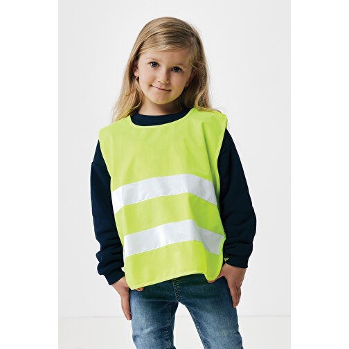 Gilet di sicurezza in PET riciclato GRS 3-6 anni, Immagine 4