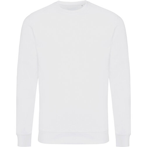 Iqoniq Zion Rundhals-Sweater Aus Recycelter Baumwolle , weiß, 50% recycelte und 50% biologische Baumwolle, L, 74,00cm x 1,00cm (Länge x Höhe), Bild 1