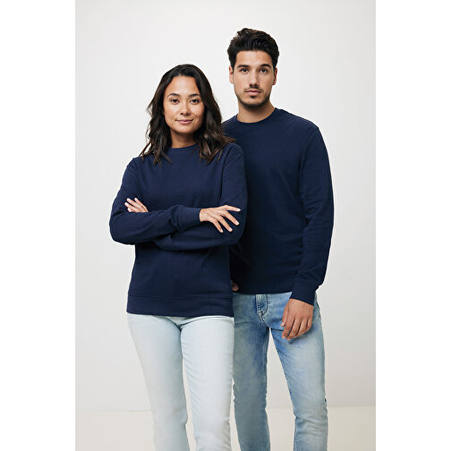 Iqoniq Zion Rundhals-Sweater Aus Recycelter Baumwolle , navy blau, 50% recycelte und 50% biologische Baumwolle, 4XL, 82,00cm x 1,00cm (Länge x Höhe), Bild 3