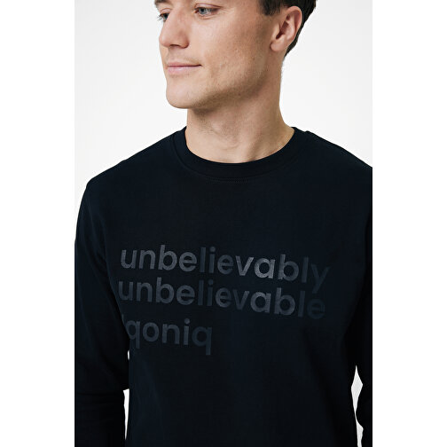 Iqoniq Zion Rundhals-Sweater Aus Recycelter Baumwolle , schwarz, 50% recycelte und 50% biologische Baumwolle, 5XL, 83,00cm x 1,00cm (Länge x Höhe), Bild 6