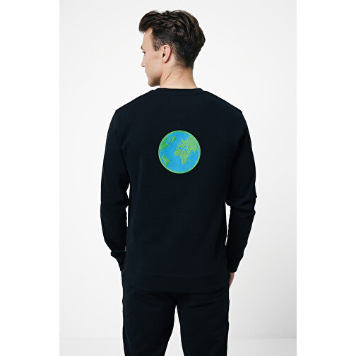 Iqoniq Zion Rundhals-Sweater Aus Recycelter Baumwolle , schwarz, 50% recycelte und 50% biologische Baumwolle, 4XL, 82,00cm x 1,00cm (Länge x Höhe), Bild 5