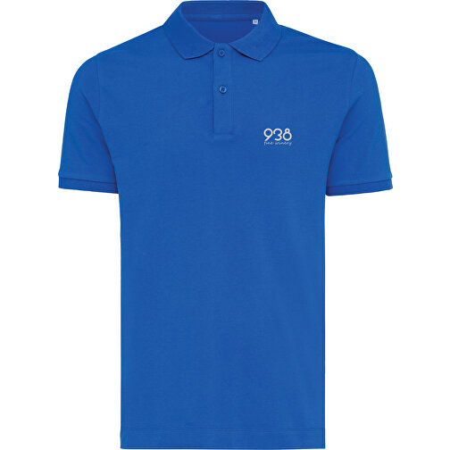 Iqoniq Yosemite Piqué-Poloshirt Aus Recycelter Baumwolle , Königsblau, 50% recycelte und 50% biologische Baumwolle, XS, 63,00cm x 1,00cm (Länge x Höhe), Bild 5