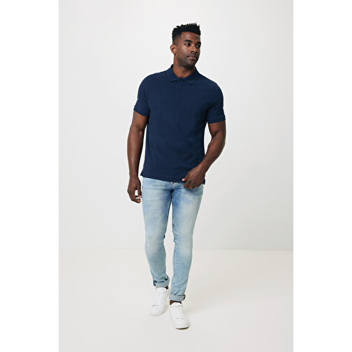 Iqoniq Yosemite Piqué-Poloshirt Aus Recycelter Baumwolle , navy blau, 50% recycelte und 50% biologische Baumwolle, 5XL, 82,50cm x 0,50cm (Länge x Höhe), Bild 6