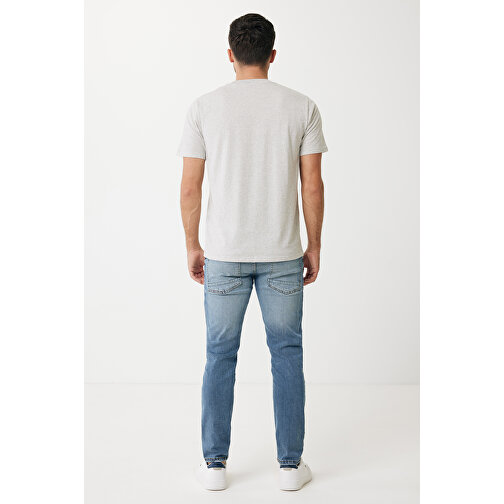 Iqoniq Sierra Lightweight T-Shirt Aus Recycelter Baumwolle , ungefärbte helles Grau, 30% recycelte und 70% biologische Baumwolle, S, 69,00cm x 1,00cm (Länge x Höhe), Bild 6