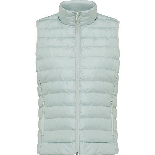 Iqoniq Meru Damen Bodywarmer Aus Recyceltem Polyester , Iceberg green, 100% recyceltes Polyester, XS, 58,00cm x 0,50cm (Länge x Höhe), Bild 1