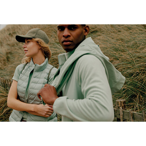 Iqoniq Meru Damen Bodywarmer Aus Recyceltem Polyester , Iceberg green, 100% recyceltes Polyester, XL, 66,00cm x 0,50cm (Länge x Höhe), Bild 14