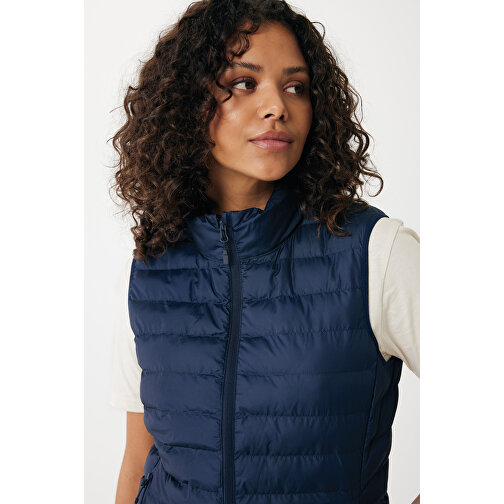 Iqoniq Meru Damen Bodywarmer Aus Recyceltem Polyester , navy blau, 100% recyceltes Polyester, XXS, 52,00cm x 0,50cm (Länge x Höhe), Bild 7