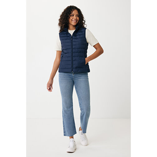 Iqoniq Meru Damen Bodywarmer Aus Recyceltem Polyester , navy blau, 100% recyceltes Polyester, XXL, 68,00cm x 0,50cm (Länge x Höhe), Bild 3