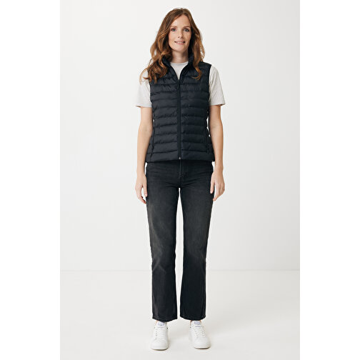 Iqoniq Meru Damen Bodywarmer Aus Recyceltem Polyester , schwarz, 100% recyceltes Polyester, XXS, 52,00cm x 0,50cm (Länge x Höhe), Bild 5