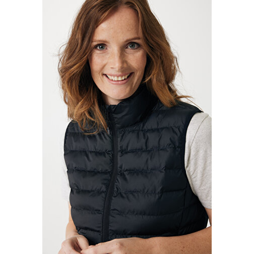 Iqoniq Meru Damen Bodywarmer Aus Recyceltem Polyester , schwarz, 100% recyceltes Polyester, XXS, 52,00cm x 0,50cm (Länge x Höhe), Bild 9