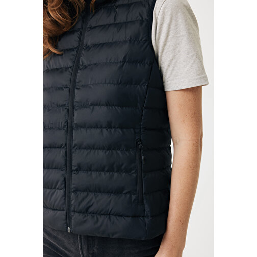 Iqoniq Meru Damen Bodywarmer Aus Recyceltem Polyester , schwarz, 100% recyceltes Polyester, XXL, 68,00cm x 0,50cm (Länge x Höhe), Bild 10