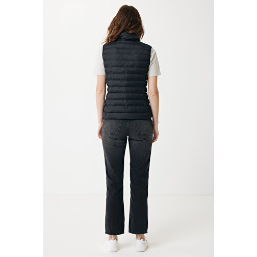 Iqoniq Meru Damen Bodywarmer Aus Recyceltem Polyester , schwarz, 100% recyceltes Polyester, L, 64,00cm x 0,50cm (Länge x Höhe), Bild 7