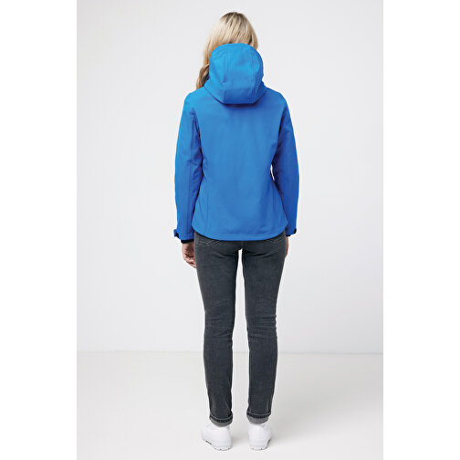 Iqoniq Makalu Damen Softshelljacke Aus Recyceltem Polyester , Königsblau, 91% recyceltes Polyester, 7% recyceltes TPU, 2% Elastan, XXS, 56,00cm x 2,50cm (Länge x Höhe), Bild 7