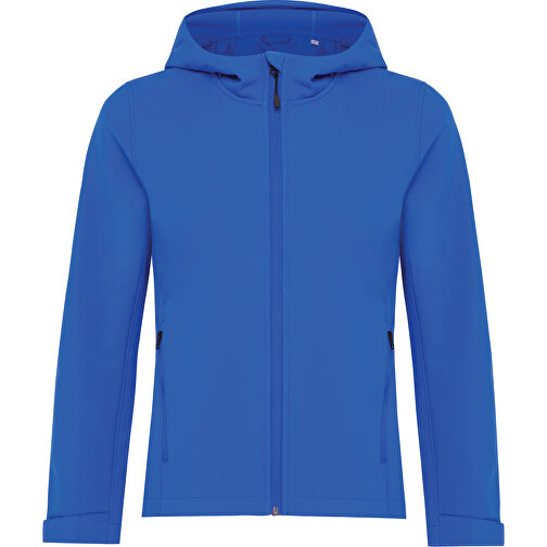 Iqoniq Makalu Damen Softshelljacke Aus Recyceltem Polyester , Königsblau, 91% recyceltes Polyester, 7% recyceltes TPU, 2% Elastan, XXL, 72,00cm x 3,00cm (Länge x Höhe), Bild 1