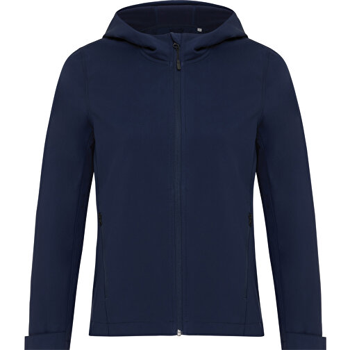 Iqoniq Makalu Damen Softshelljacke Aus Recyceltem Polyester , navy blau, 91% recyceltes Polyester, 7% recyceltes TPU, 2% Elastan, XXL, 72,00cm x 3,00cm (Länge x Höhe), Bild 1