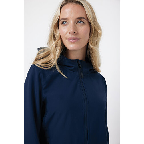 Iqoniq Makalu Damen Softshelljacke Aus Recyceltem Polyester , navy blau, 91% recyceltes Polyester, 7% recyceltes TPU, 2% Elastan, S, 64,00cm x 2,50cm (Länge x Höhe), Bild 12